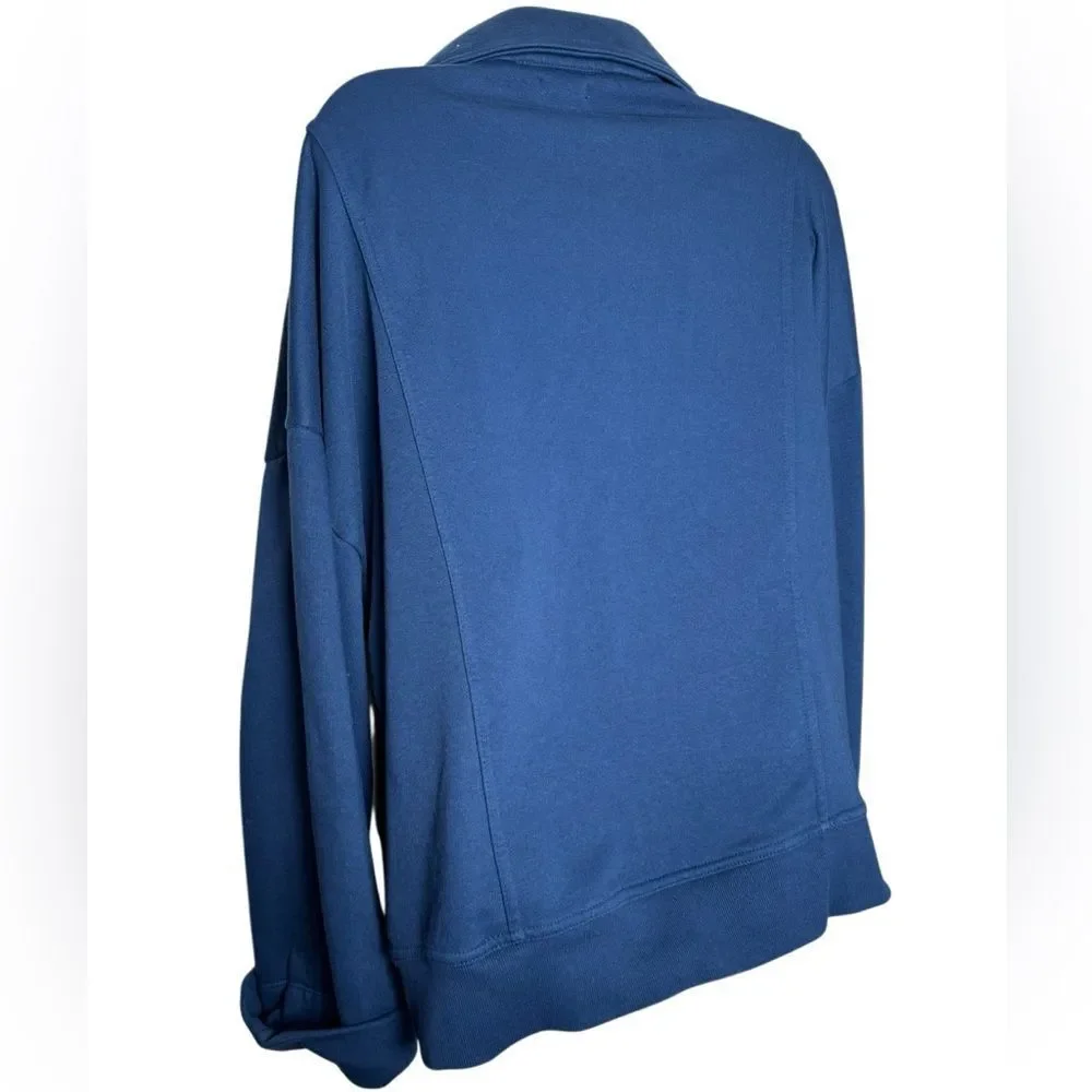 Anthropologie Pilcro Johnny Collar Sweatshirt